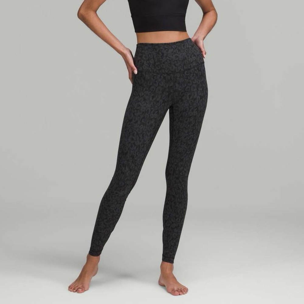 Lululemon - Align High-Rise Intertwined Camo Deep Coal Multi